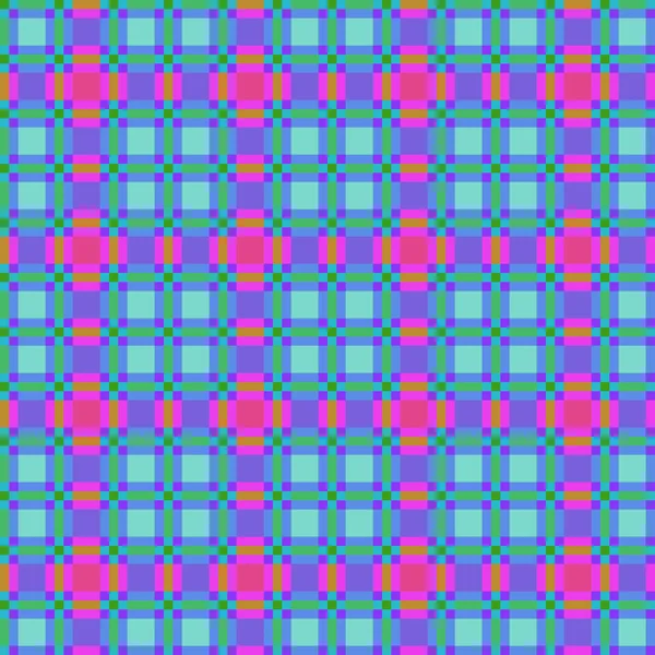 Illustration Décorative Motif Tuiles Tartan Plaid — Image vectorielle