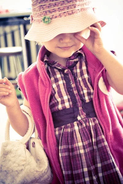 Portrait of a little child girl — Stock Photo, Image