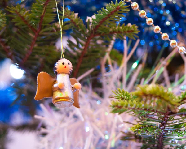 Wooden christmas angel — Stock Photo, Image