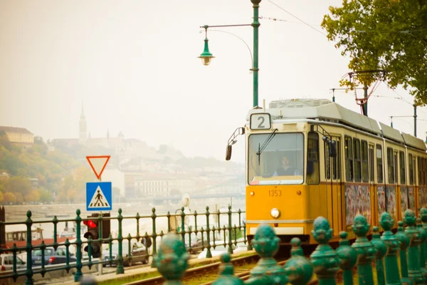 Rua em Budapeste — Fotografia de Stock