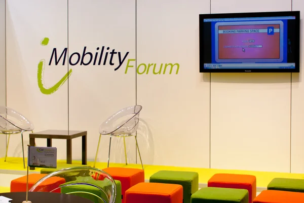 VIENNA - OCTOBER 26: Mobility forum at the 19th Intelligent Tra — Stock Photo, Image