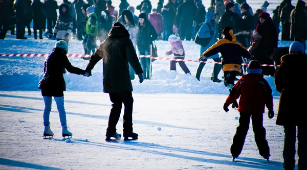 TERNOPIL-FEBRUARY 12: on the celebration "The winter day" — Stock Photo, Image