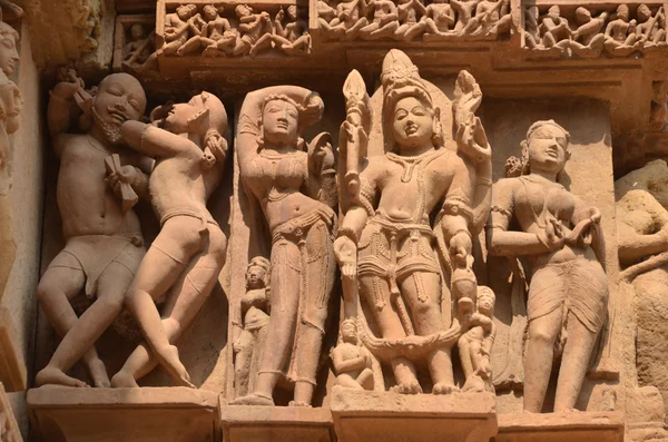 Khajuraho heritage temples — Stock Photo, Image