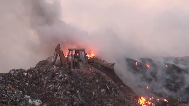 Basura en Bangalore — Vídeo de stock