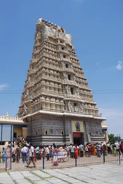 Chamundeshwari храм Mysore — стокове фото
