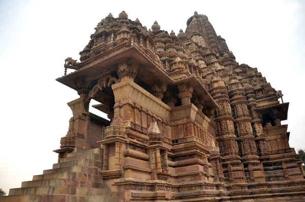 Кандария Махадева Высочайший Храм Кхаджурахо — стоковое фото
