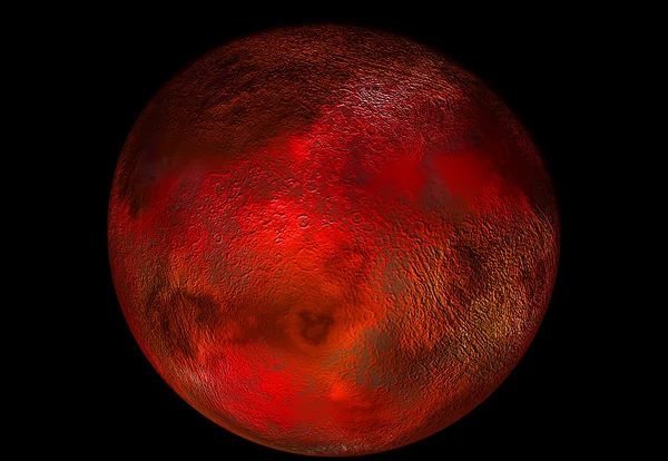 Rendered red planet — Stock Photo, Image