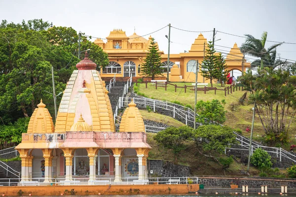 Hindoe Tempel Bedevaartplaats Ganga Talao Het Zuiden Van Republiek Mauritius — Stockfoto