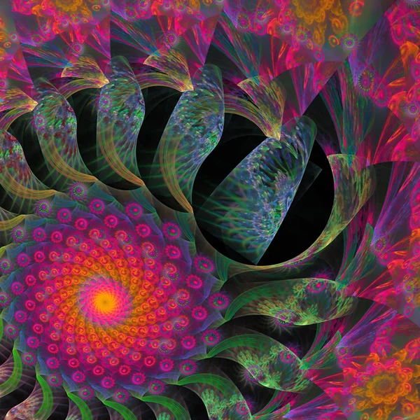 Antecedentes fractales abstractos para proyectos de arte — Foto de Stock