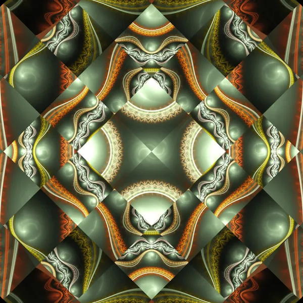 Abstracte fractal achtergrond voor kunstprojecten — Stockfoto