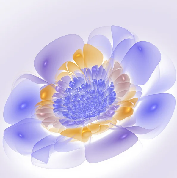 Abstract floral fractal achtergrond voor kunstprojecten — Stockfoto