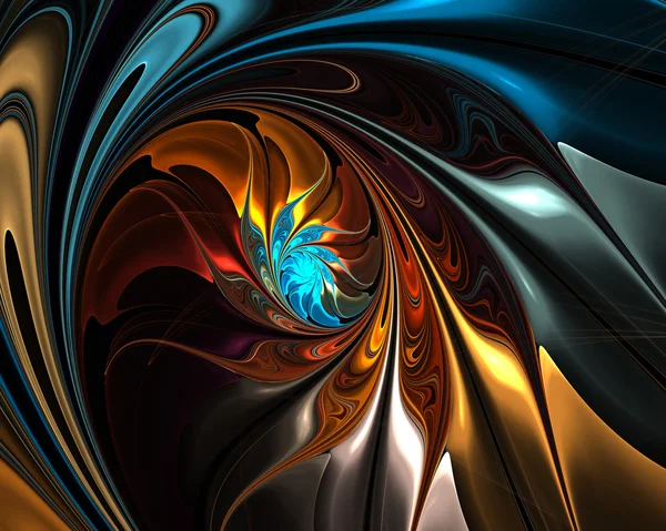 Fundo fractal abstrato — Fotografia de Stock