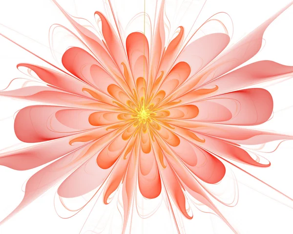 Αφηρημένο floral fractal υπόβαθρο για έργα τέχνης — Φωτογραφία Αρχείου