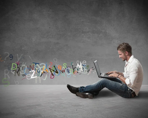 Konzept Internet-Chat — Stockfoto