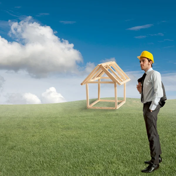 Casa da Construção — Fotografia de Stock