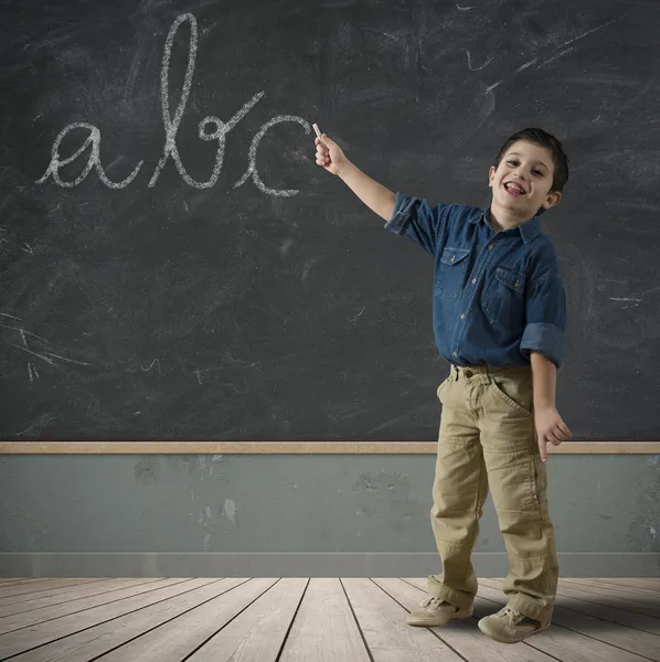 Blackboard ABC — Stok fotoğraf