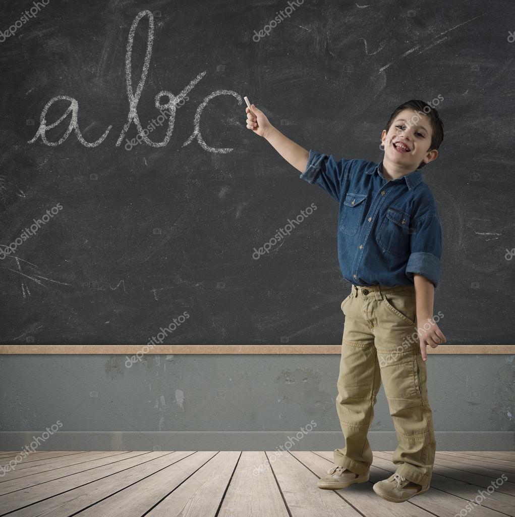 Abc in blackboard — Stock Photo © alphaspirit #16896213