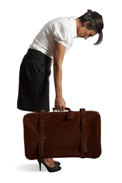 Tired businesswoman — Stock Photo, Image