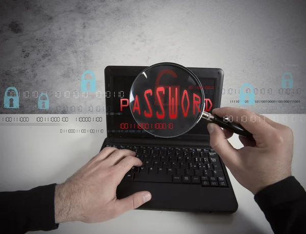 Hacker. — Fotografia de Stock