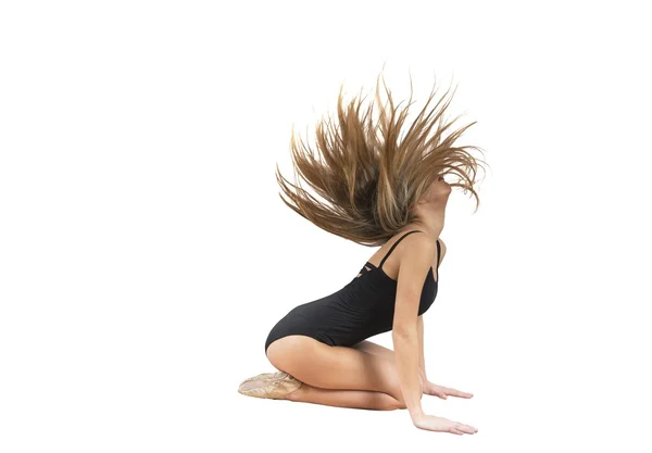 Isolated dancer — Stock Photo, Image