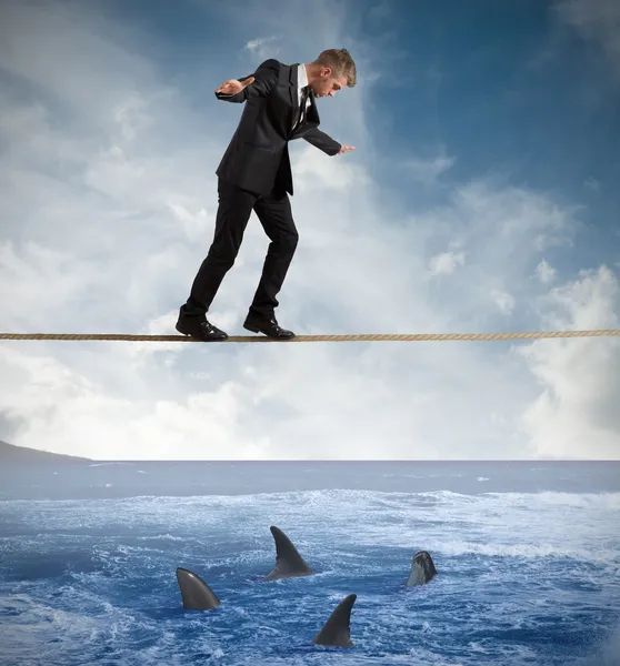 Concept of risk in business — Stock Photo, Image