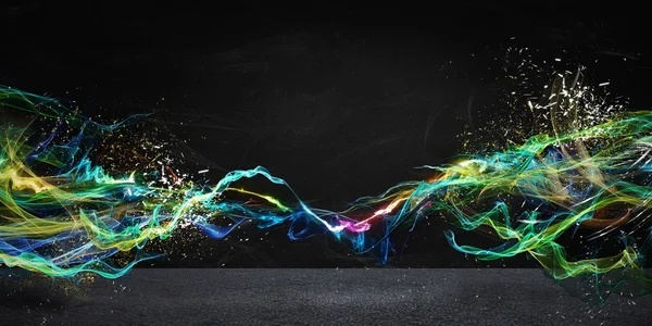 Modern abstract motion banner Stock Photo