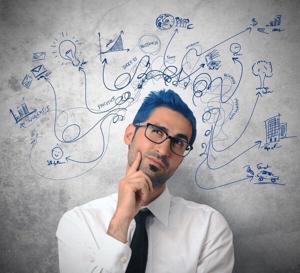 Creative businessman