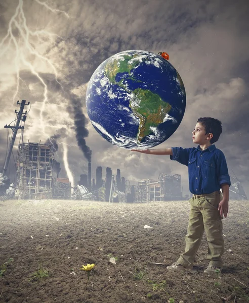 Save the world concept — Stock Photo, Image