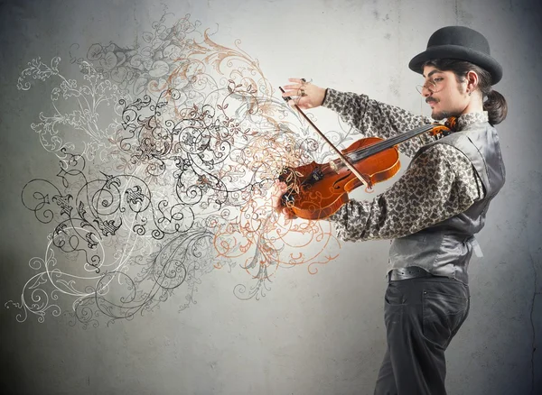 Il violinista — Foto Stock