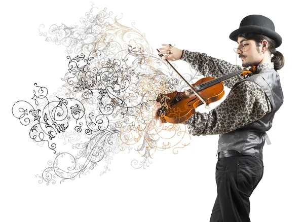 The violinist — Stock Photo, Image