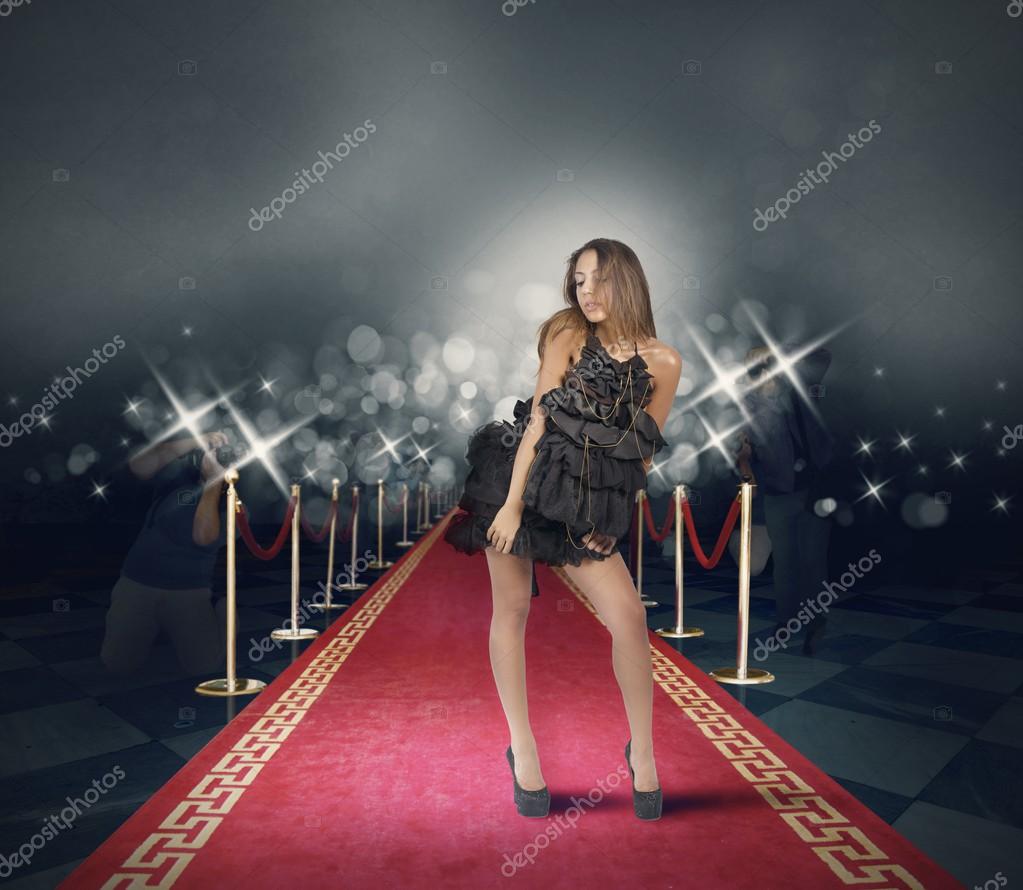 Celebrity on red carpet — Stock Photo © alphaspirit #27944103
