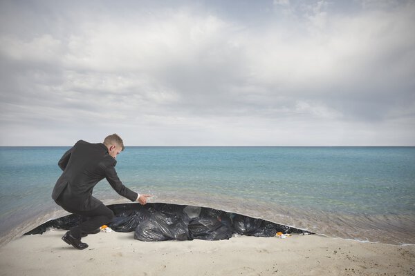 Pollution of the sea