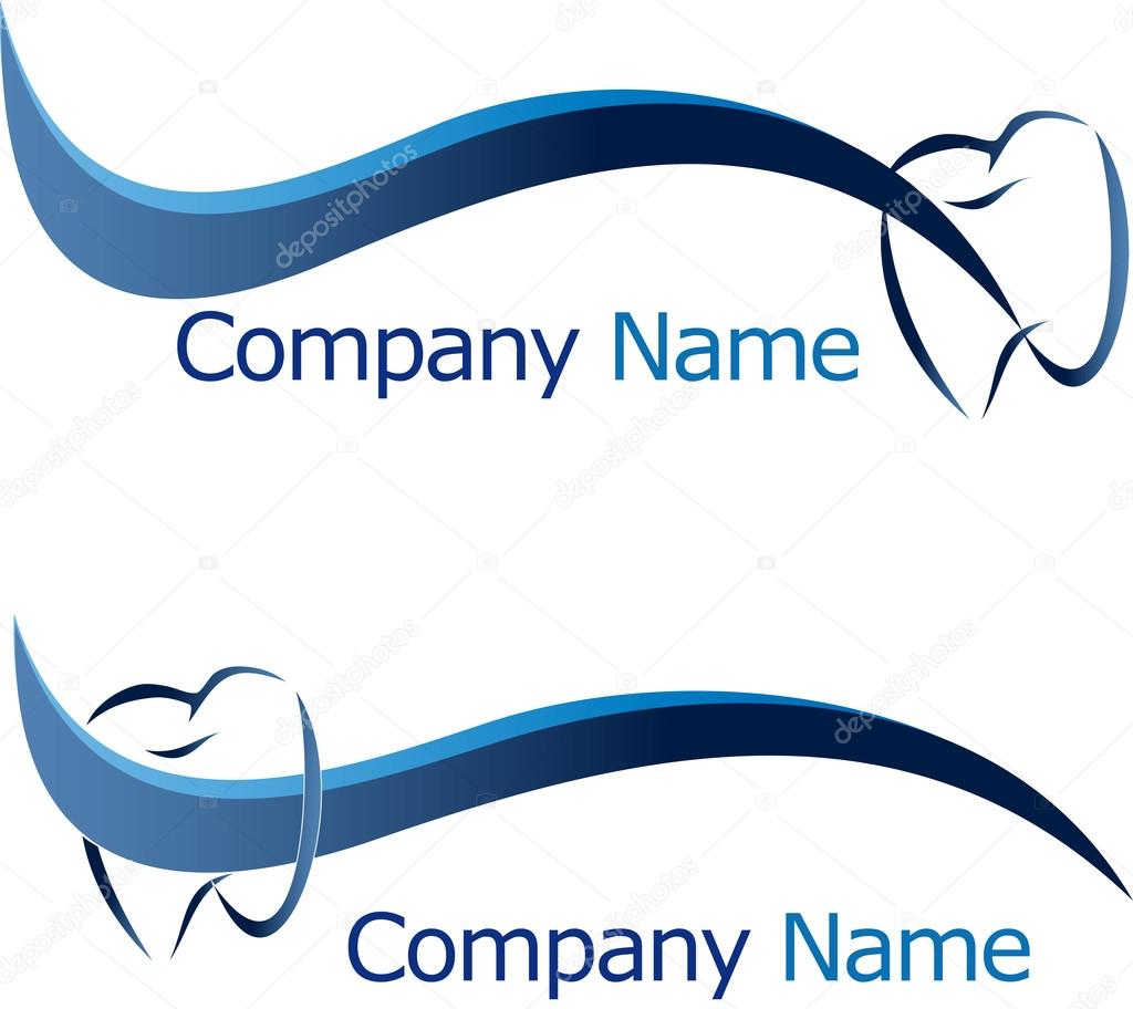Dental logo company name Stock Vector by ©alphaspirit 29925571
