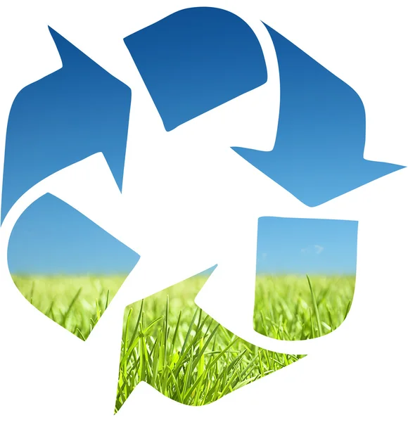 Reciclar iconos — Foto de Stock