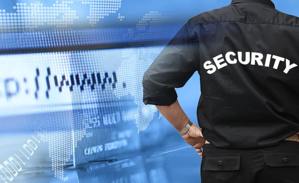 Online shopping security concept — Stock Photo, Image