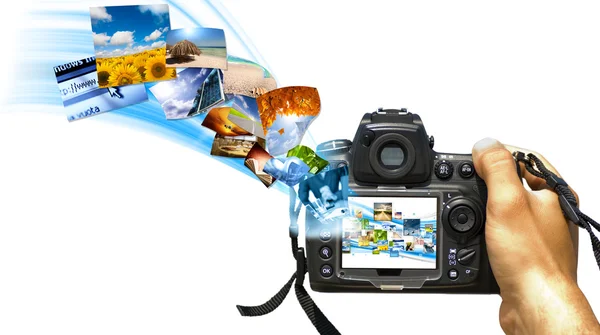 Digitaler Reflex — Stockfoto