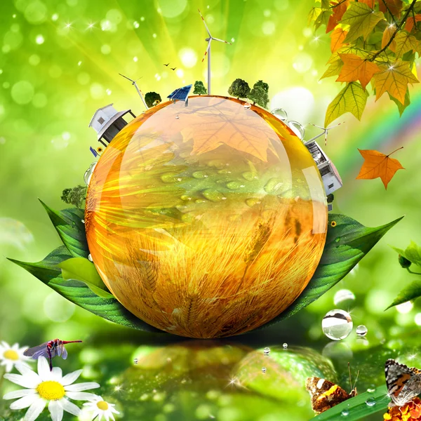 Green world concept — Stock Photo, Image