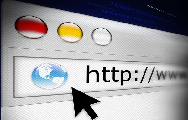 Browser web mondiale — Foto Stock