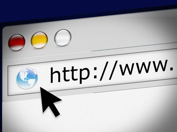 World wide web tarayıcısı — Stok fotoğraf