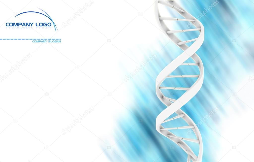 Abstract dna with blank area for your prints