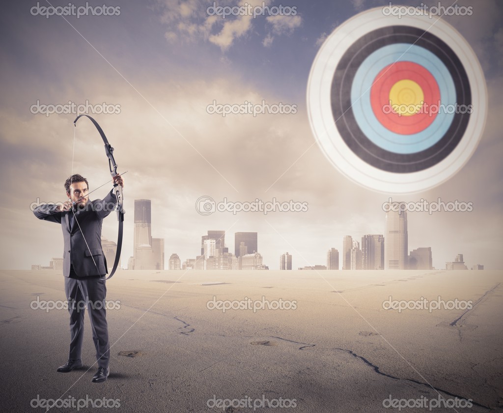 Hit the target Stock Photo by ©alphaspirit 33101589