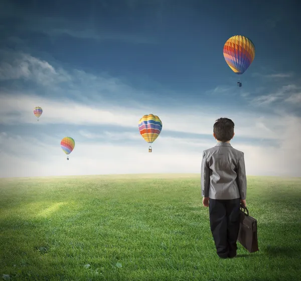 El futuro de un niño — Foto de Stock