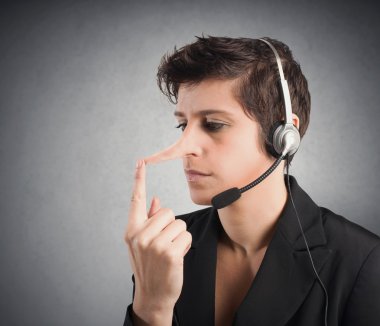 Müşteri Destek yalancı