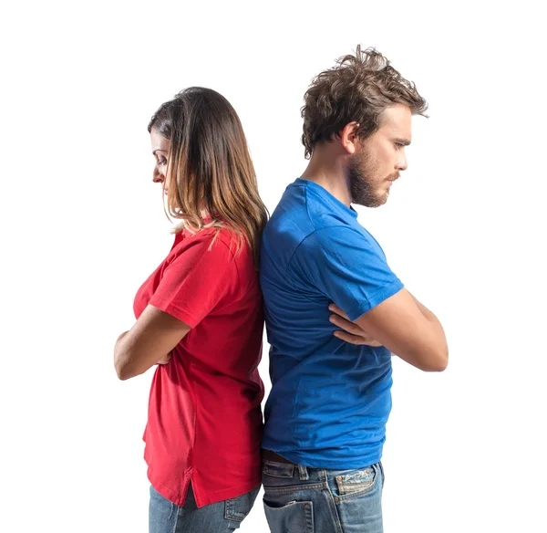 Couple fighting — Stock Photo, Image