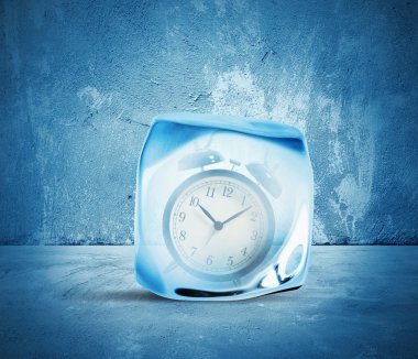 Concept of freeze time clipart