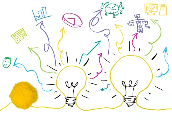 Idea e concetto di innovazione — Foto Stock