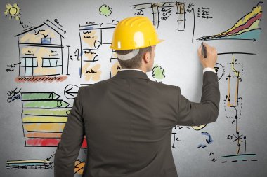 Construction engineer clipart