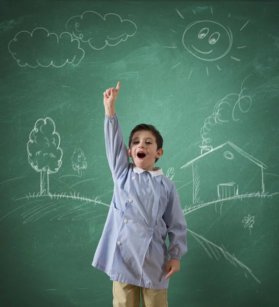 Niño en la escuela — Foto de Stock