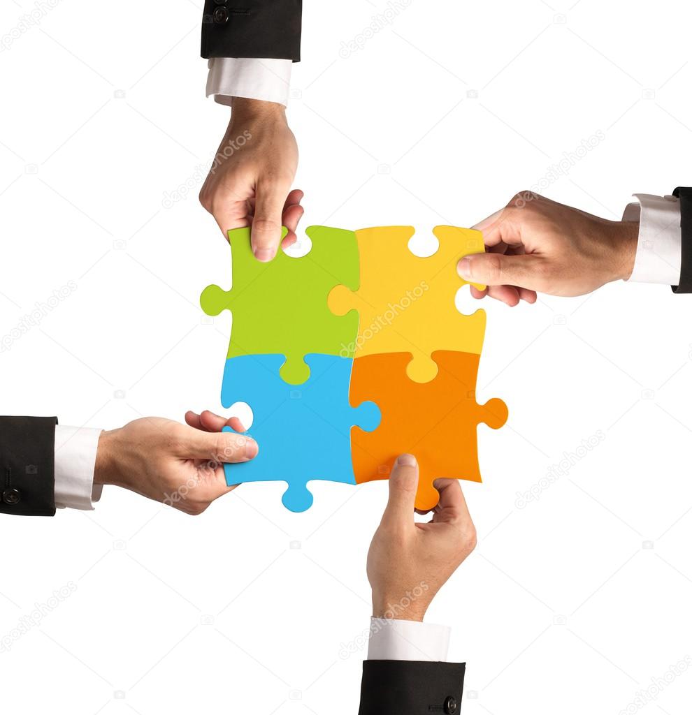 Teamwork and partnership concept