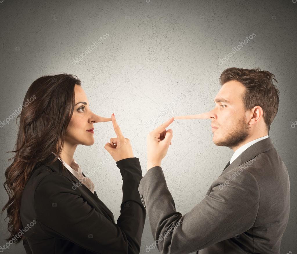 Concept of lie — Stock Photo © alphaspirit 46938053